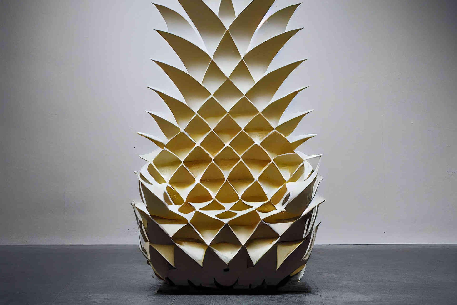 Surreal ist dieser » Pineapple-Chair«. © Frank Jacobus / Midjourney