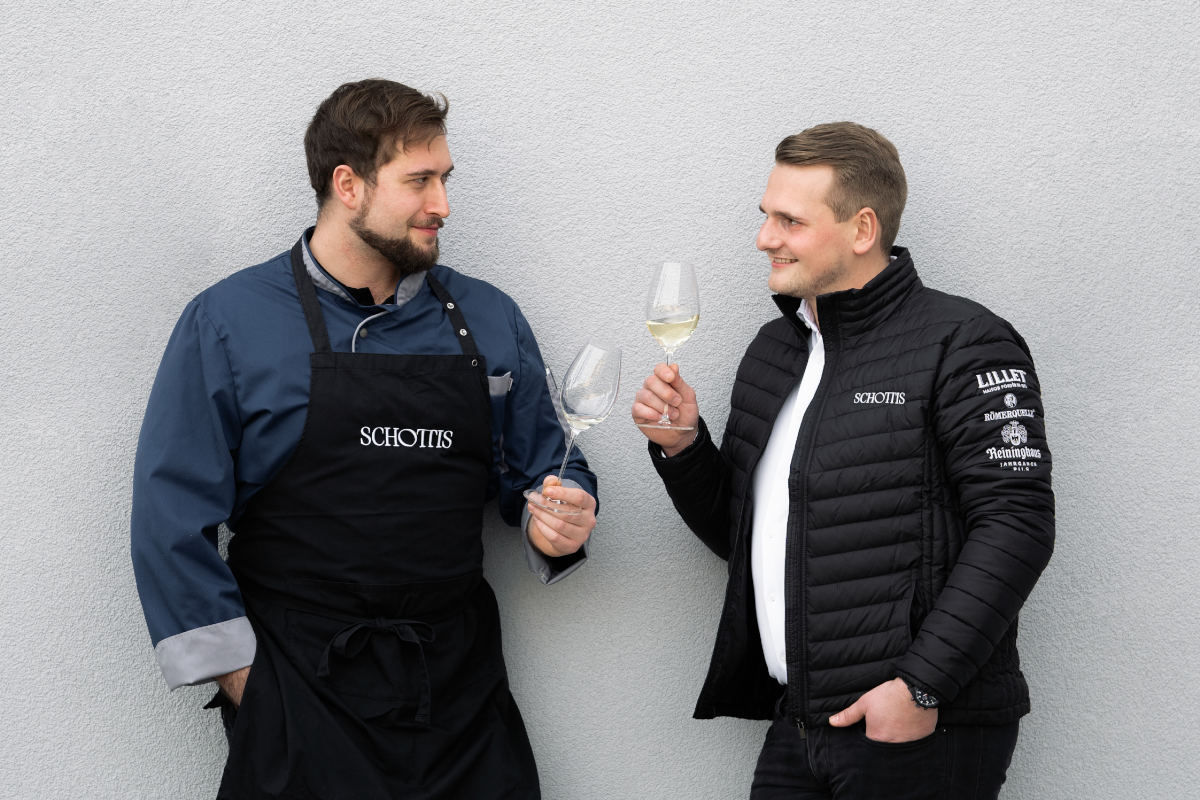 Küchenchef Manuel Liskounig (li.) und Inhaber Daniel Polzhofer (re.) © Felix Werinos